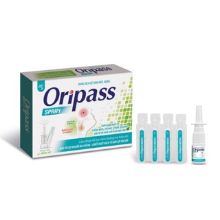 Dung dịch vệ sinh mũi họng ORIPASS SPRAY - 4 ỐNG 5ML + 1 BÌNH XỊT