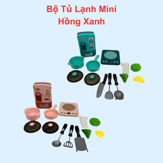 Đồ chơi tủ lạnh mini bộ nấu ăn mini chất liệu cao cấp cho bé chơi đồ hàng cùng bạn bè