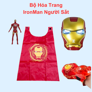 Đồ chơi áo choàng siêu anh hùng người sắt ironman đa dạng phụ kiện cho bé nhập vai thần tượng