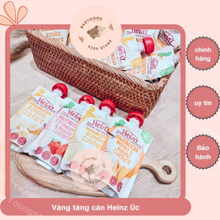   Date 2026  Váng Sữa   Trái Cây Nghiền Heinz Úc Cho Bé Ăn Dặm 6-8m+ Túi 120g 