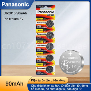 Pin CR2016 Panasonic 3V Lithium Hàng Chính Hãng Made in Indonesia