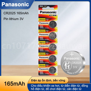 Pin CR2025 Panasonic vỉ 5 viên chính hãng
