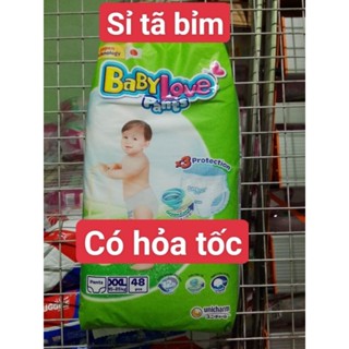 (Tặng 2 khăn ướt 80m hoặc 2 miếng) Tã quần Baby love M48/L48/XL48/XXL 48/ XXXL33+2 / 4XL33+2/ 5XL33+2 miếng