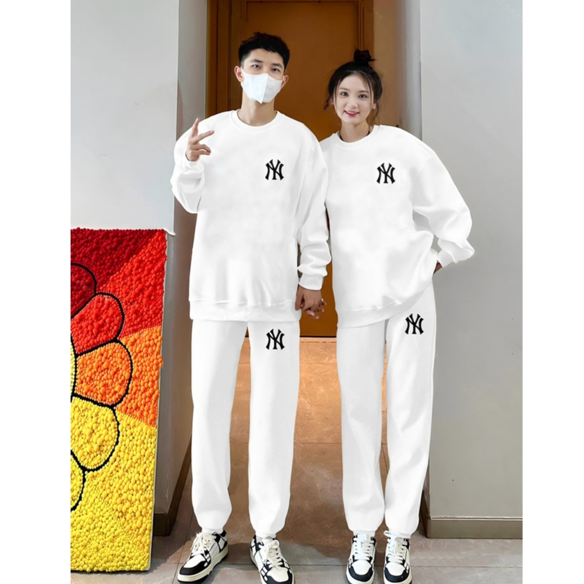 Áo MLB Mega tay dài Sweater nỉ da cá xuất nam nữ cao cấp