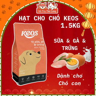 (1.5Kg) Thức Ăn Hạt Cho Chó Mọi Lứa Tuổi Keos