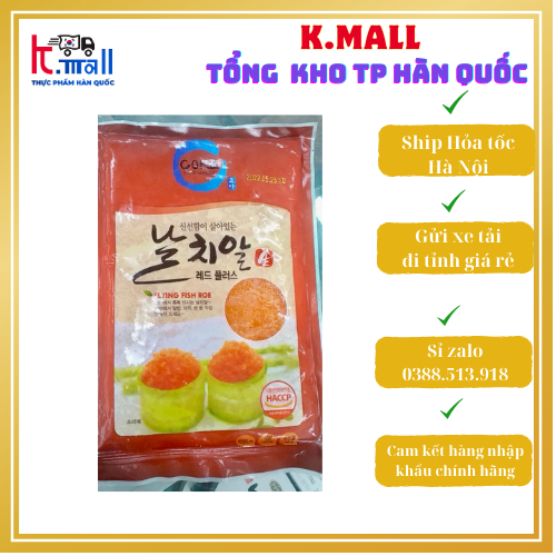 Trứng cá chuồn đỏ hàn quốc 500g - 날치알