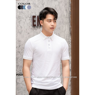 DC 01 Áo thun nam cổ bo - Áo thun nam với chất liệu polo cotton cực xịn- thoáng mát và thấm hút mồ hôi cực tốt