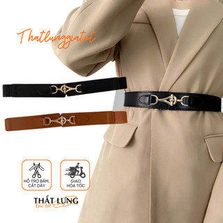 Đai váy bản nhỏ nữ ulzzang phối blazer, đầm phong cách đơn giản bản 3cm DV115 - Thắt Lưng Giá Tốt
