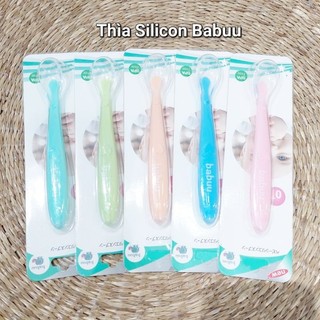Thìa ăn dặm cho bé Silicon Babuu