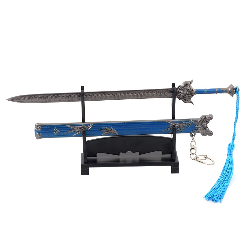 Mô hình kiếm Quân Tử Kiếm Kim Loại dài 22cm