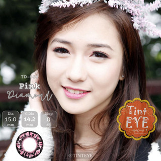 Áp Tròng Tinteye Lens TD-668 Kim Cương Hồng
