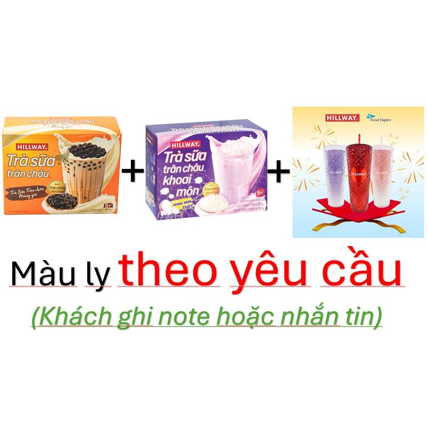 [Q.3] COMBO 2 HỘP TRÀ SỮA HILLWAY TẶNG 1 LY KIM CƯƠNG MÀU THEO YÊU CẦU