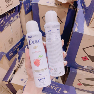 Xịt khử mùi Dove đủ mùi