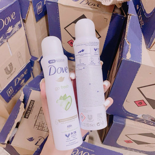 Xịt khử mùi Dove đủ mùi