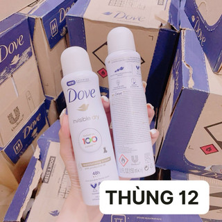 Xịt khử mùi Dove đủ mùi