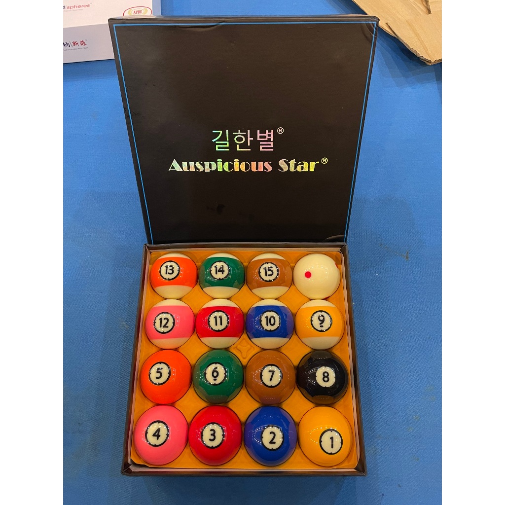 Bóng bida, Bộ Bi A dùng CLB/cá nhân - Bóng Hàn Quốc loại 16 quả hàng cao cấp