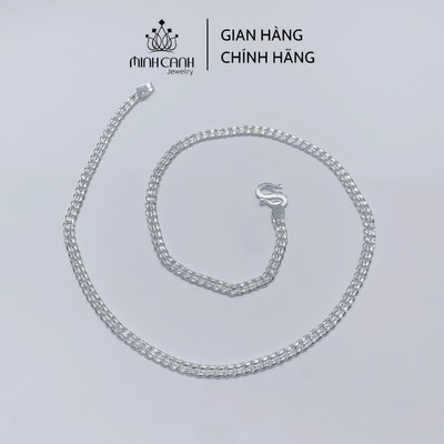 Dây Chuyền Bạc Trẻ Em Bé Trai Mắt Xích 4-8 Tuổi - Minh Canh Jewelry