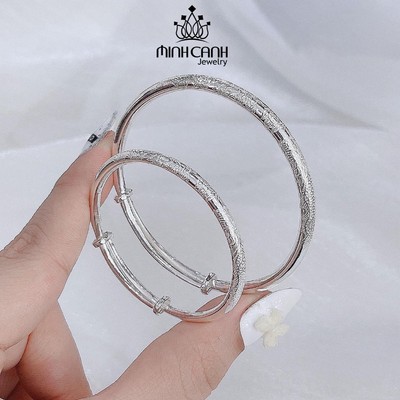 Vòng Cặp Đôi Bạc Ta Cho Mẹ Và Bé - Minh Canh Jewelry