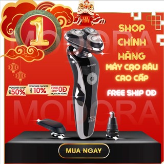 Máy cạo râu phiên bản cao cấp 5D touch chính hãng MODORA, cạo cực nhanh, lướt êm ái, pin cực trâu, chống nước
