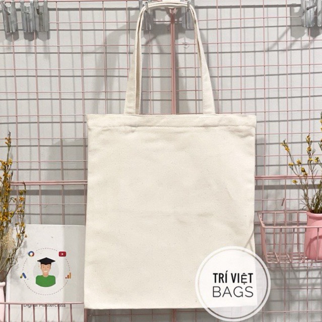 50 Túi vải bố màu Mộc