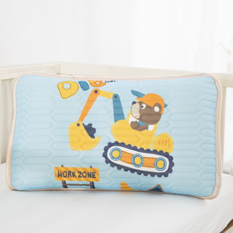 Gối Điều Hòa Cao Su Non Tencen Latex Cho Bé Size 35x50cm Ruột Bông Gòn Cotton Siêu Mềm Thoáng Mát - Hanbeading