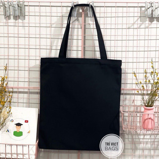 Túi vải tote đen