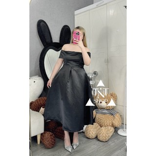 ĐẦM BẸT VAI DỰ TIỆC DÁNG DÀI [TNT SHOP BIGSIZE 60KG 90KG]