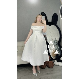 ĐẦM BẸT VAI DỰ TIỆC DÁNG DÀI [TNT SHOP BIGSIZE 60KG 90KG]
