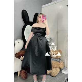 ĐẦM BẸT VAI DỰ TIỆC DÁNG DÀI [TNT SHOP BIGSIZE 60KG 90KG]