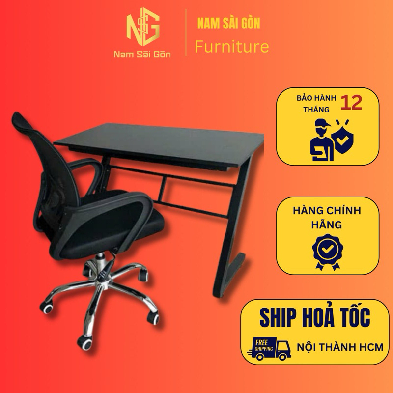 Trọn Bộ bàn ghế văn phòng cao cấp Nam Sài Gòn đầy đủ ghế và bàn