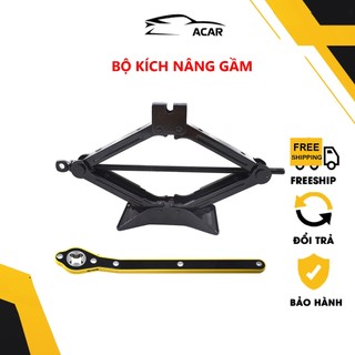 Bộ kích nâng gầm ô tô, kích gầm ô tô con thay lốp ô tô, kích chữ a nâng gầm ô tô con