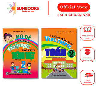 Sách - ComboBộ Đề Luyện Thi Violympic Trạng Nguyên Tiếng Việt Trên Internet Lớp 2 + Hướng Dẫn Giải Violympic Toán 2