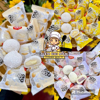 Bánh mochi dừa nhân kem lạnh 3 vị mochi phủ dừa mềm dẻo nhân kem thơm ngon