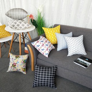 Vỏ gối vuông tựa 40cmx40cm trang trí, tựa sofa, quán cafe, phòng trà, vỏ gối ôm, vỏ gối vuông decor có khóa kéo