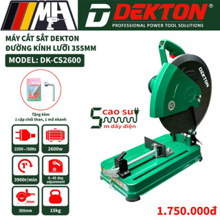 Máy cắt sắt dekton dk-cs2600 - công suất 2600w - đá cắt 355mm