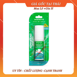 Xịt thơm miệng Watsons 15ml Thái Lan - The mát bạc hà