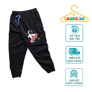 Quần dài Thun JAMIKIDS Cotton xuất dư nhí bé trai 13-27 kg