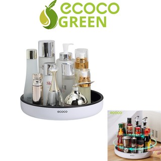 Kệ xoay đa năng ecoco cao cấp - kệ để đồ mỹ phẩm nhà tắm, sắp xếp gia vị tiết kiệm diện tích