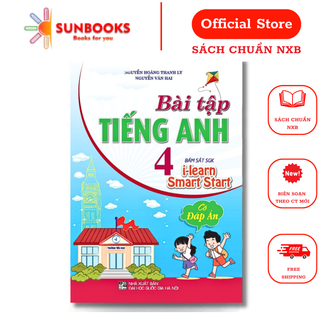 Sách - Bài Tập Tiếng Anh 4 - Bám Sát SGK I Learn Smart Start (Có Đáp Án)