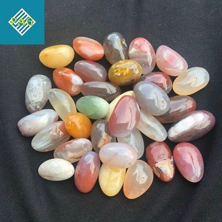 01 viên sỏi thiên nhiên kích thước 2cm, đá thanh tẩy tarot, sỏi trang trí nhà cửa