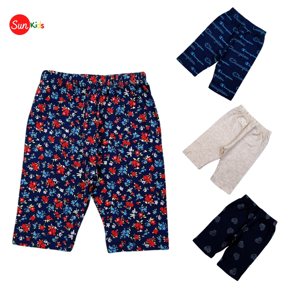 Quần legging bé gái, quần legging cho bé chất cotton mềm mát, size 1-8 tuổi - SUNKIDS