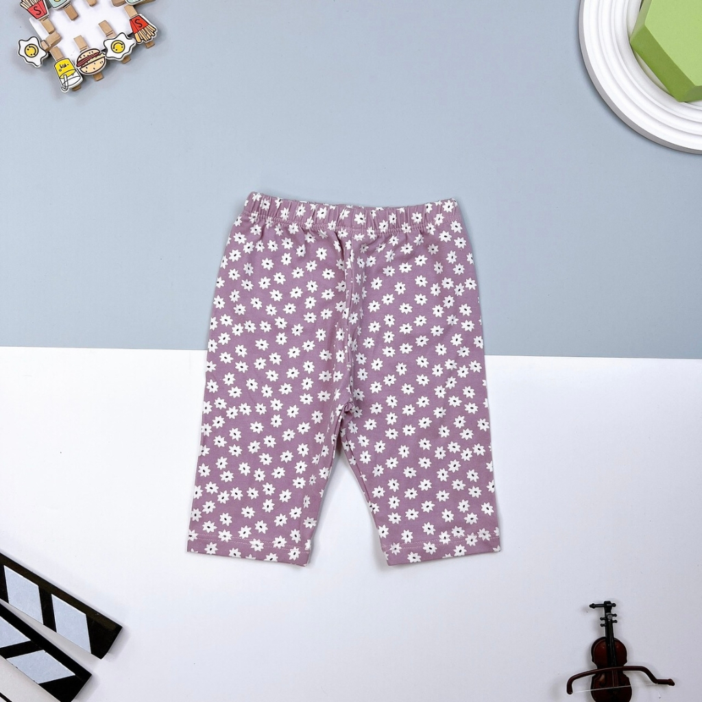 Quần legging bé gái, quần legging cho bé chất cotton mềm mát, size 1-8 tuổi - SUNKIDS