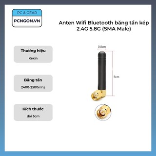 Anten wifi bluetooth băng tần kép 2.4g 5.8g