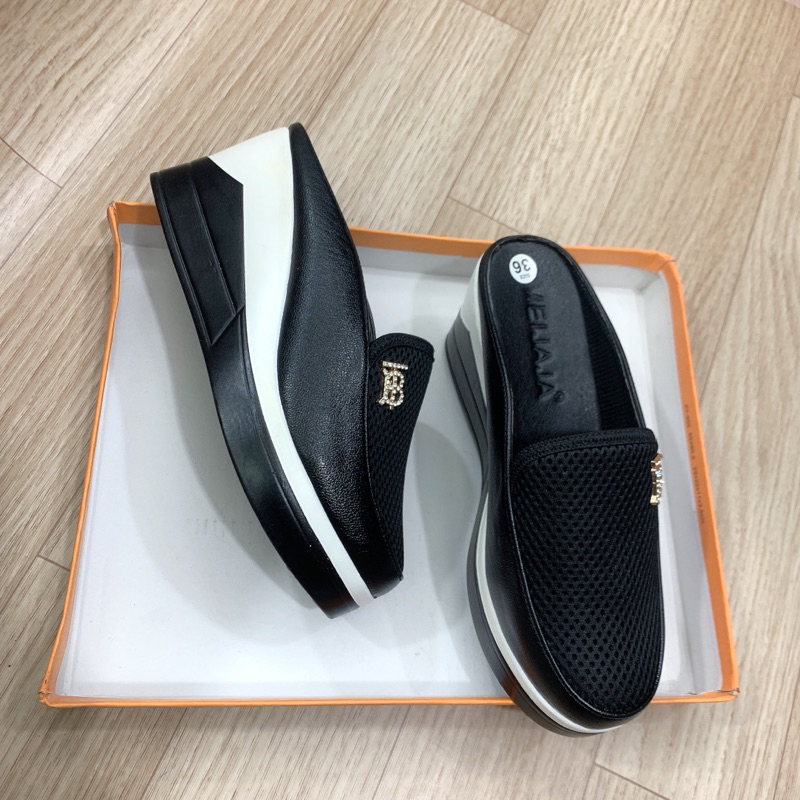 GIÀY SỤC Lưới thể thao CÁC BÀ-MẸ ĐẾ BẰNG 7cm SIÊU NHẸ -ÊM MỀM