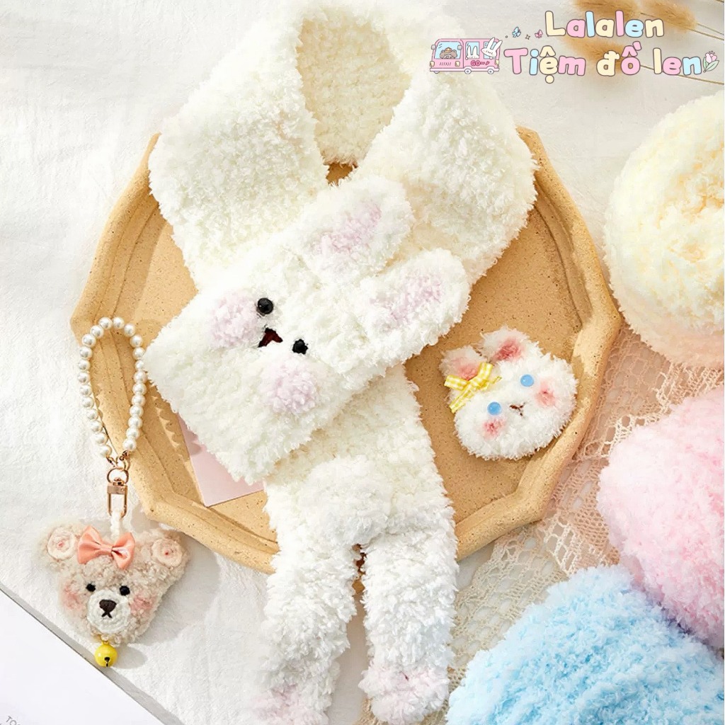 Len Bông Xù - Cuộn 100gr