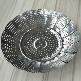 Rổ hấp inox sáng bóng không rỉ _rổ hấp đa năng