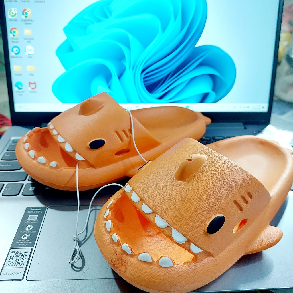 Dép Quai Ngang Cho Bé,Dép Cá Sấu Mắt To Siêu Cute , Dép Khủng Long Cá Sấu MS6628