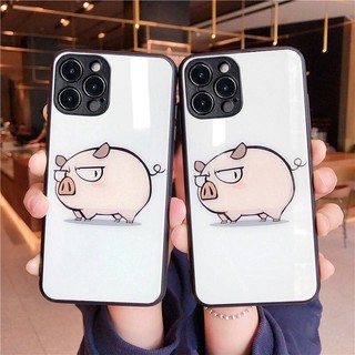 Ốp iphone kính heo bướng cho iphone 11 13 15 pro max 12 14 pro max plus mini xr x s max 7 8  6s plus se2