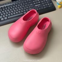 Giày sục đế cao 5cm bản unisex siêu cấp AD full logo - Sục nam nữ trendy 6 màu hot  full box