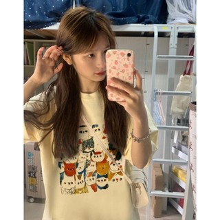 Áo thun in hình . tay lỡ fom rộng dáng unisex nam nữ.áo phông tay lỡ